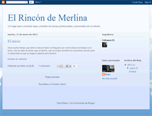 Tablet Screenshot of elrincondemerlina.blogspot.com