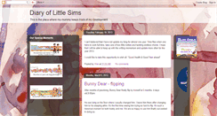 Desktop Screenshot of littlesimsdiary.blogspot.com