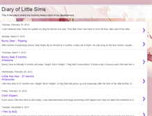 Tablet Screenshot of littlesimsdiary.blogspot.com