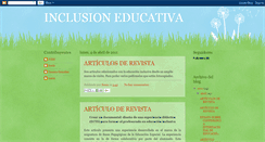 Desktop Screenshot of inclusioneducativametodos.blogspot.com