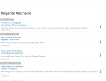 Tablet Screenshot of magentomechanic.blogspot.com