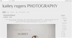 Desktop Screenshot of kaileyrogersphotography.blogspot.com