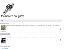 Tablet Screenshot of daughterofabaker.blogspot.com