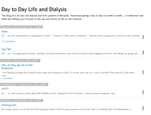 Tablet Screenshot of daytodaylifeondialysis.blogspot.com