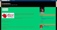 Desktop Screenshot of carakaonline-blokg2.blogspot.com