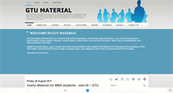 Desktop Screenshot of gtu-material.blogspot.com