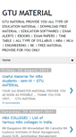Mobile Screenshot of gtu-material.blogspot.com
