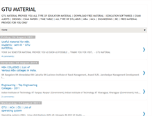 Tablet Screenshot of gtu-material.blogspot.com