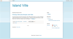 Desktop Screenshot of island-ville.blogspot.com