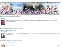 Tablet Screenshot of escritoradenisecs.blogspot.com