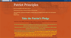 Desktop Screenshot of chuck-patriotprinciples.blogspot.com