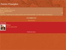 Tablet Screenshot of chuck-patriotprinciples.blogspot.com