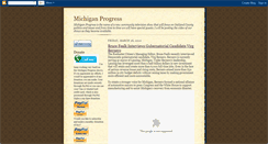 Desktop Screenshot of michiganprogress.blogspot.com