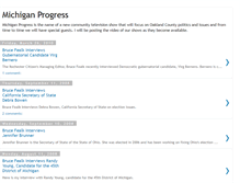 Tablet Screenshot of michiganprogress.blogspot.com