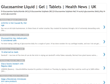 Tablet Screenshot of glucosamine-uk.blogspot.com