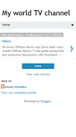 Mobile Screenshot of myworldtvchannel.blogspot.com