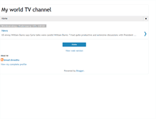 Tablet Screenshot of myworldtvchannel.blogspot.com