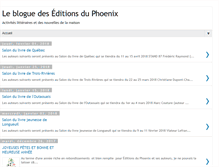 Tablet Screenshot of editionsduphoenix.blogspot.com