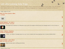 Tablet Screenshot of life-after-joining-ishayoga.blogspot.com