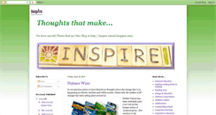 Desktop Screenshot of inspire-education.blogspot.com