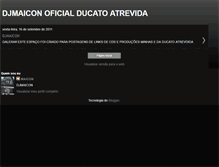 Tablet Screenshot of djmaiconoficialducatoatrevida.blogspot.com