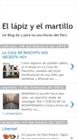 Mobile Screenshot of lapizymartillo.blogspot.com