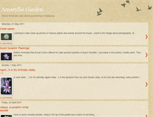 Tablet Screenshot of amaryllisgarden.blogspot.com