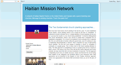 Desktop Screenshot of haitianmissionnetwork.blogspot.com