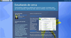 Desktop Screenshot of estudiandodecerca.blogspot.com