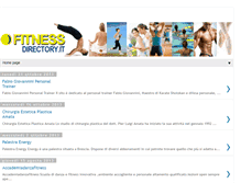 Tablet Screenshot of fitnessdir.blogspot.com