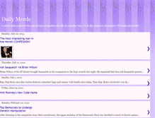 Tablet Screenshot of dailymerde.blogspot.com