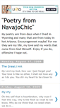 Mobile Screenshot of navajochicpoetrylife.blogspot.com