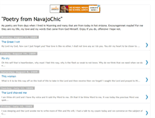 Tablet Screenshot of navajochicpoetrylife.blogspot.com