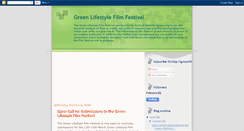 Desktop Screenshot of greenlifestylefilmfestival.blogspot.com
