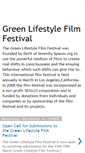Mobile Screenshot of greenlifestylefilmfestival.blogspot.com