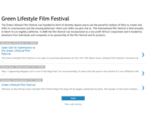 Tablet Screenshot of greenlifestylefilmfestival.blogspot.com