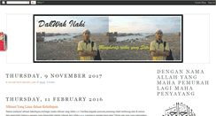 Desktop Screenshot of dakwahilahi.blogspot.com