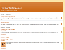 Tablet Screenshot of flirt-kontaktanzeigen.blogspot.com