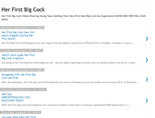 Tablet Screenshot of herfirstbigcock-herfirstbigcock.blogspot.com