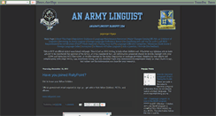Desktop Screenshot of anarmylinguist.blogspot.com