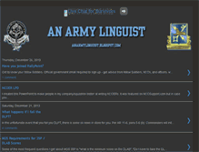 Tablet Screenshot of anarmylinguist.blogspot.com
