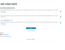 Tablet Screenshot of matgoldhack.blogspot.com