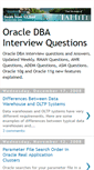 Mobile Screenshot of oracledbainterviewquestions.blogspot.com