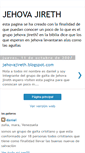 Mobile Screenshot of jehovajireth.blogspot.com