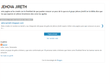 Tablet Screenshot of jehovajireth.blogspot.com
