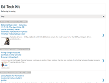 Tablet Screenshot of edtechkit.blogspot.com