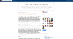 Desktop Screenshot of dietsurvivorsgroup.blogspot.com