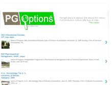 Tablet Screenshot of pg-options.blogspot.com