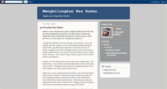 Desktop Screenshot of hilangkanbau.blogspot.com