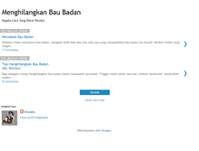 Tablet Screenshot of hilangkanbau.blogspot.com